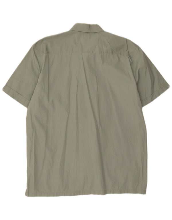Camisa Levi's Hombre De Manga Corta Grande De Algodón Verde