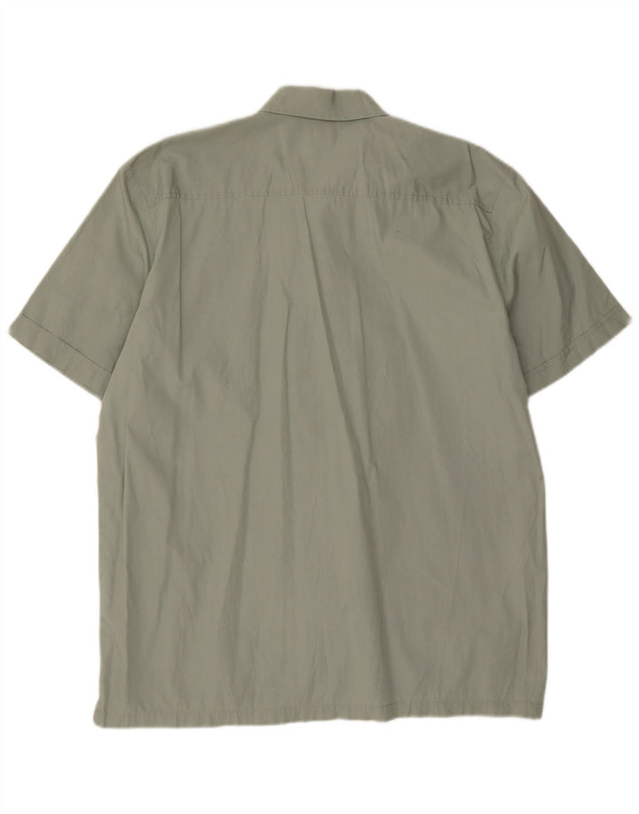 Camisa Levi's Hombre De Manga Corta Grande De Algodón Verde
