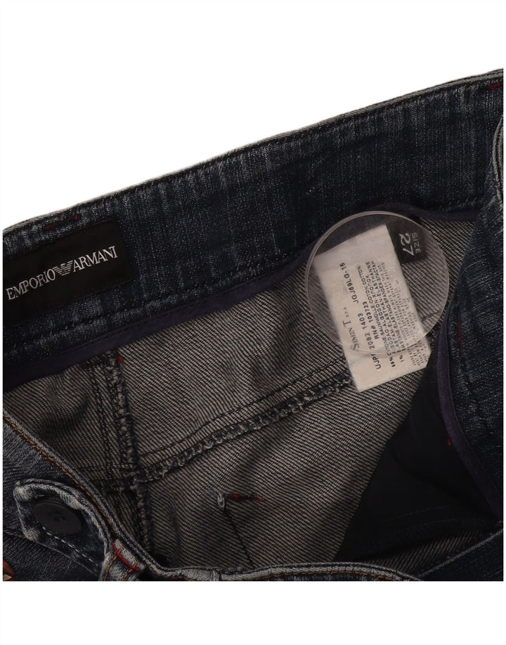 Emporio Armani Jeans Bootcut Mujer W27 L29 Algodón Azul