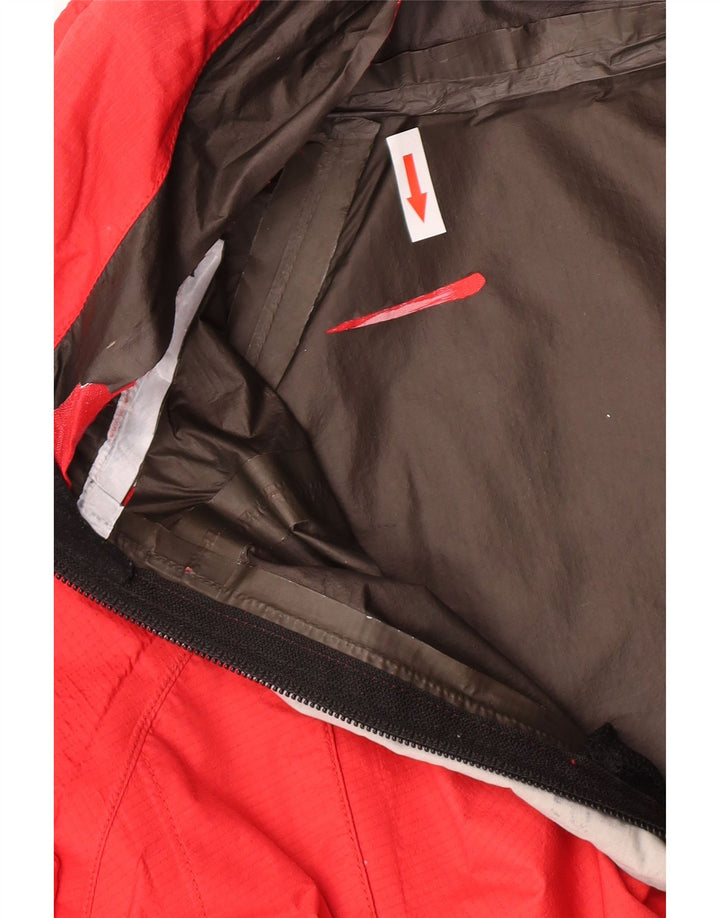 Berghaus Chaqueta impermeable con capucha para hombre UK 38 Medium Red Nylon