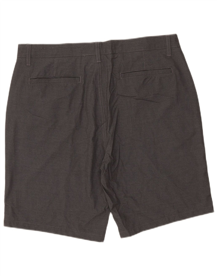 Hurley Pantalones cortos chinos para hombre W36 Poliéster gris grande
