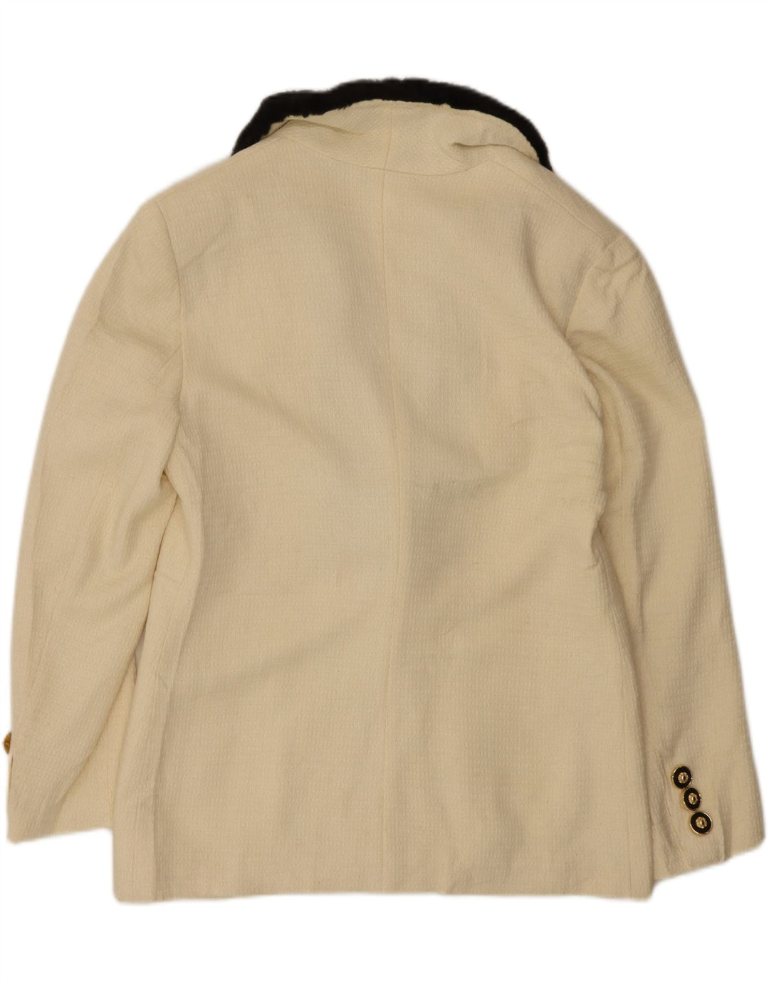 Chaqueta blazer vintage para hombre IT 48 Medium Off White Colourblock