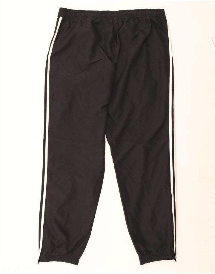 Adidas Hombre Pantalones De Chándal Joggers XL Negro Poliéster