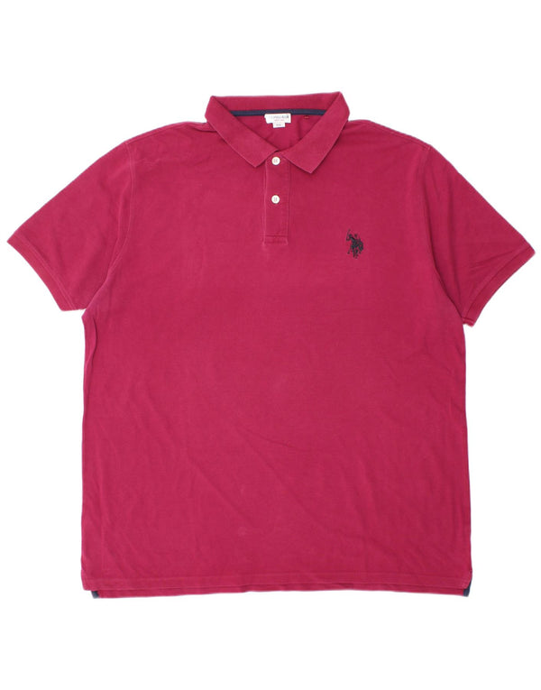 Asociación de Polo de EE. UU. Polo Hombre 3XL Morado