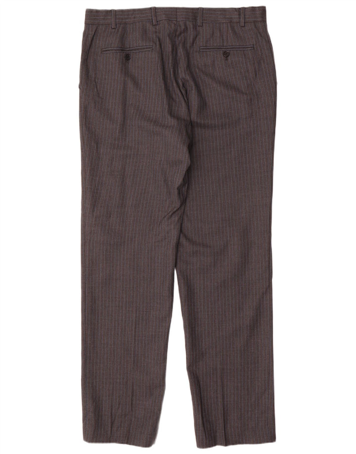 Jaeger Traje de 2 piezas con 2 botones para hombre UK 42 XL W36 L34 Gris Pinstripe Classic