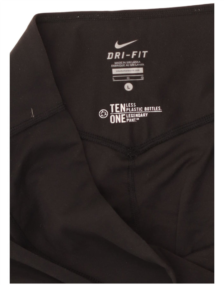 NIKE Bermudas deportivas Dri Fit para mujer, talla 40, talla grande, color negro