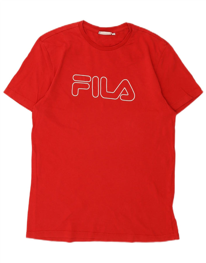 FILA Camiseta gráfica para hombre Top XS Rojo