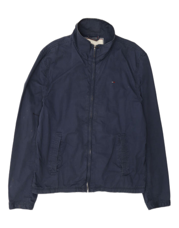 Tommy Hilfiger Chaqueta Bomber para Hombre UK 42 XL Algodón Azul Marino