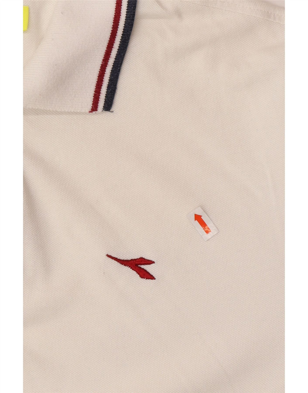 DIADORA Polo Hombre Algodón Blanco Mediano