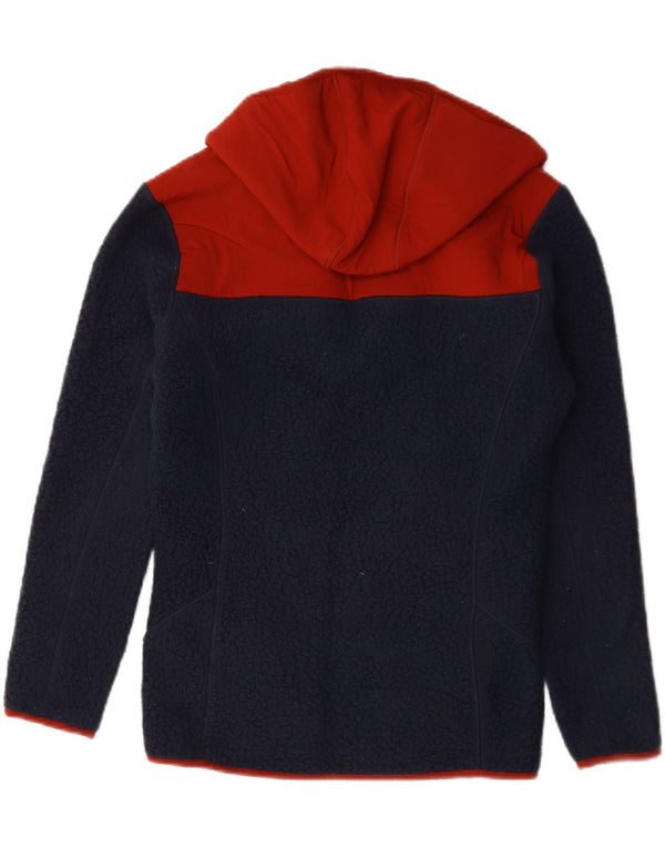 Berghaus Chaqueta polar con capucha para hombre UK 34 XS Azul marino Colorblock Poliéster