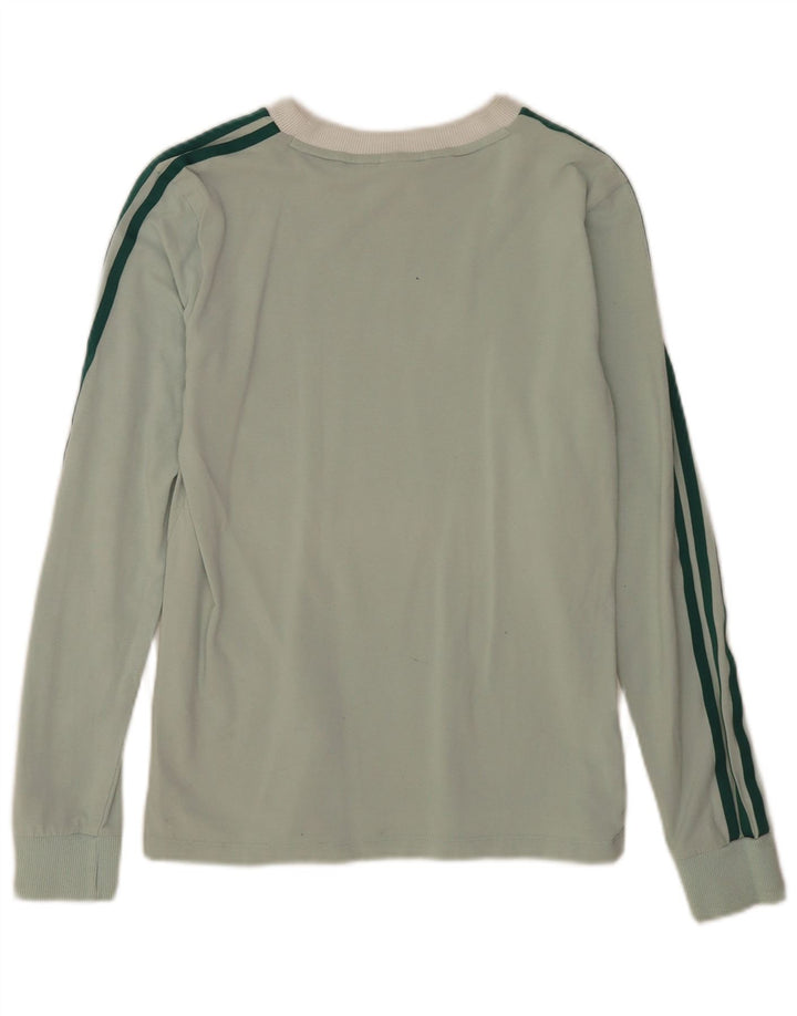 Adidas - Camiseta de manga larga para mujer, talla 40, color verde pequeño