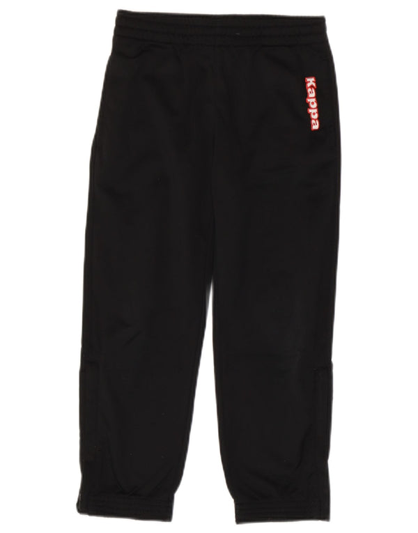 Kappa Pantalones de chándal con estampado gráfico para niños 5-6 años Negro