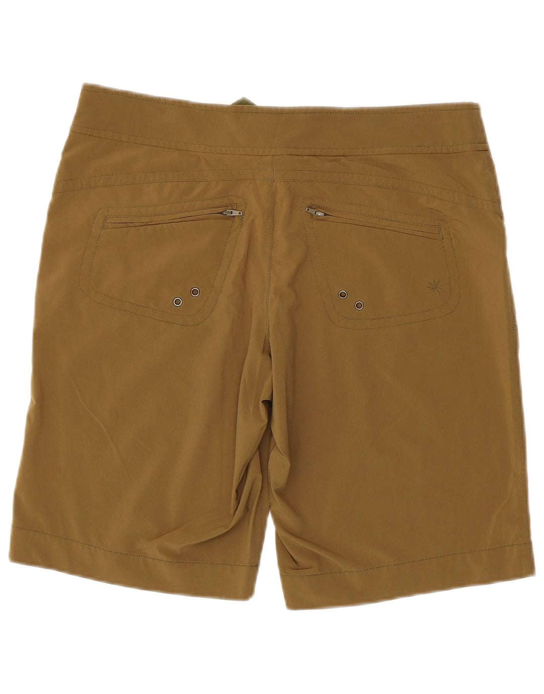 ATHLETA Pantalones cortos cargo para mujer US 8 Medium W34 Caqui Poliéster