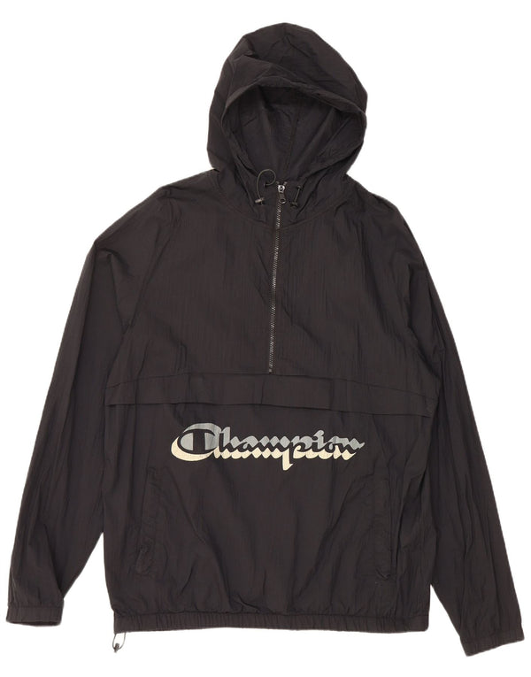 CHAMPION Chaqueta impermeable con capucha para hombre UK 40 Large Poliamida negra