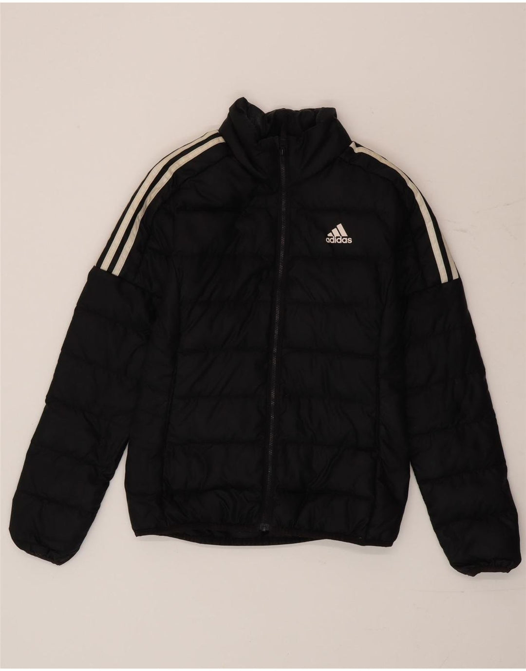 Adidas Chaqueta Acolchada Mujer UK 4/6 XS Negro Poliéster