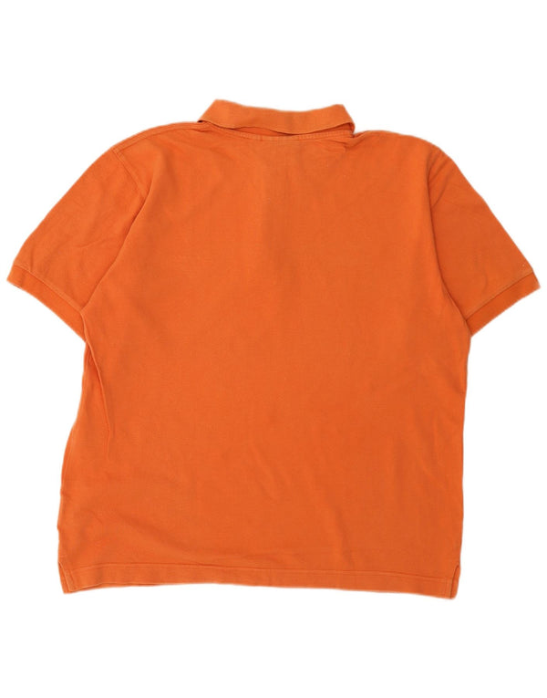 Polo Lotto Hombre Grande Naranja Algodón