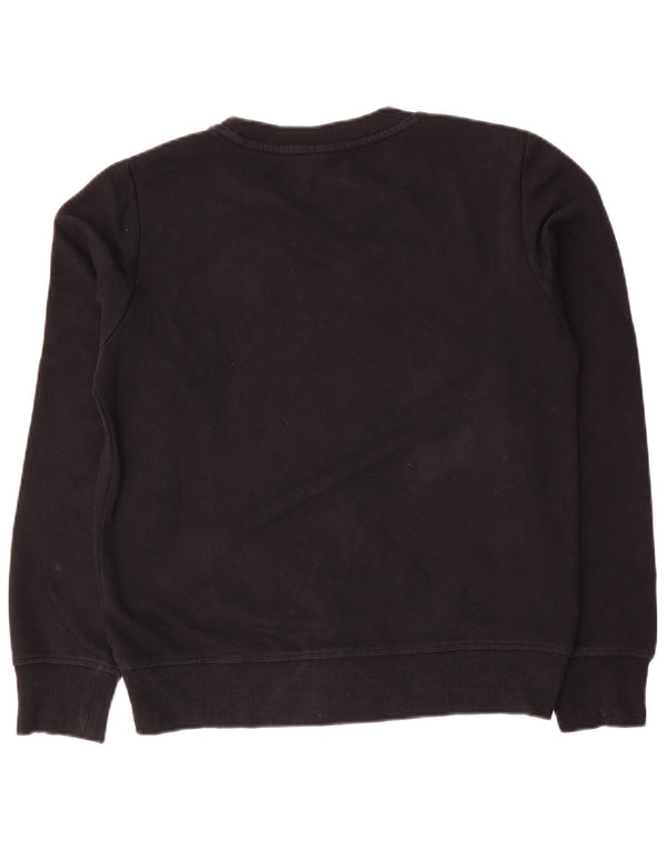 Champion Sudadera Gráfica para Mujer Jumper UK 14 Medium Negro Algodón