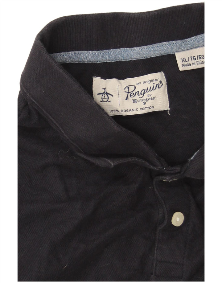 Polo Penguin Hombre XL Algodón Azul Marino