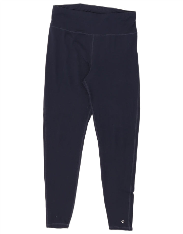 MARKS & SPENCER Leggings para mujer UK 12 Medio Azul marino Poliéster