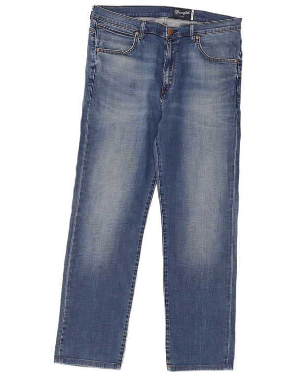 WRANGLER Vaqueros rectos Arizona para hombre W38 L32 Algodón azul