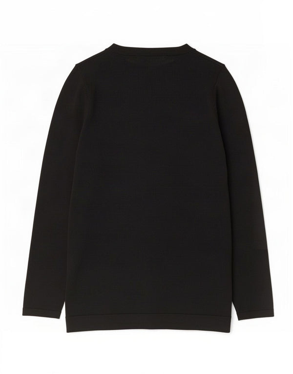 Marks & Spencer Suéter tipo cárdigan para mujer UK 8 Small Viscosa negra