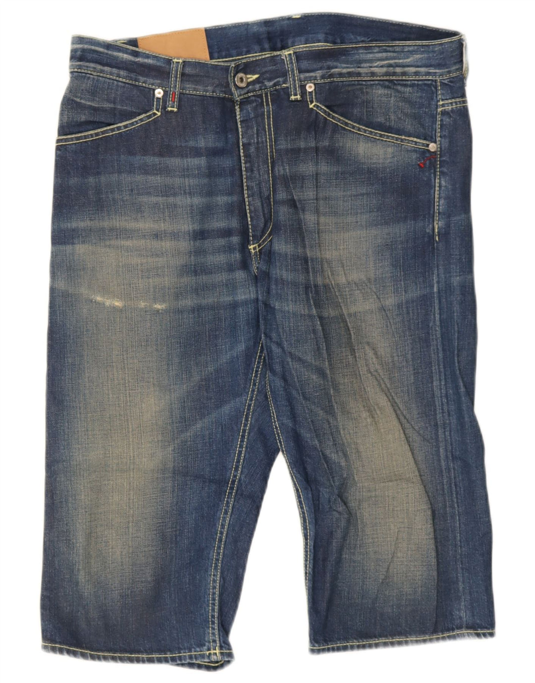 Dondup Pantalones cortos vaqueros para hombre W36 Algodón azul grande