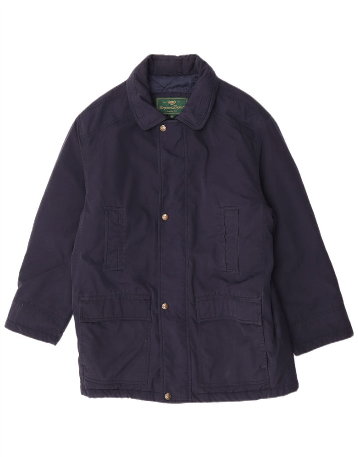 Abrigo para hombre European Project UK 38 Azul marino mediano