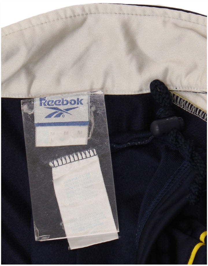 Reebok - Chaqueta de chándal con gráfico para hombre, color azul marino mediano