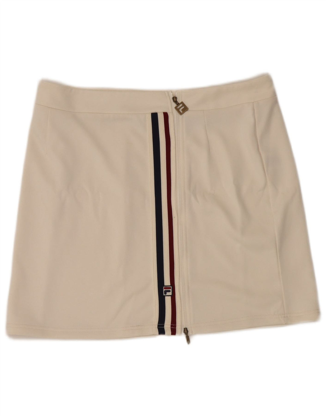 Minifalda Fila Mujer XL W36 Poliéster Blanco Roto
