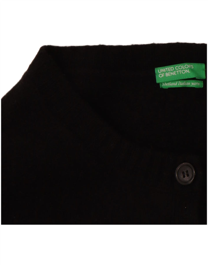Benetton Cárdigan Mujer UK 40 Small Negro