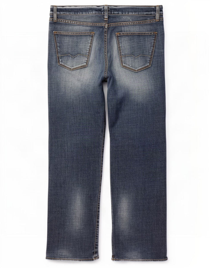 Vaqueros Hugo Boss Hombre Rectos W38 L32 Algodón Azul