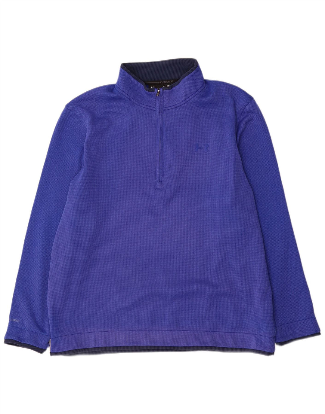 Under Armour Hombre Zip Neck Sudadera Jumper XL Poliéster Azul