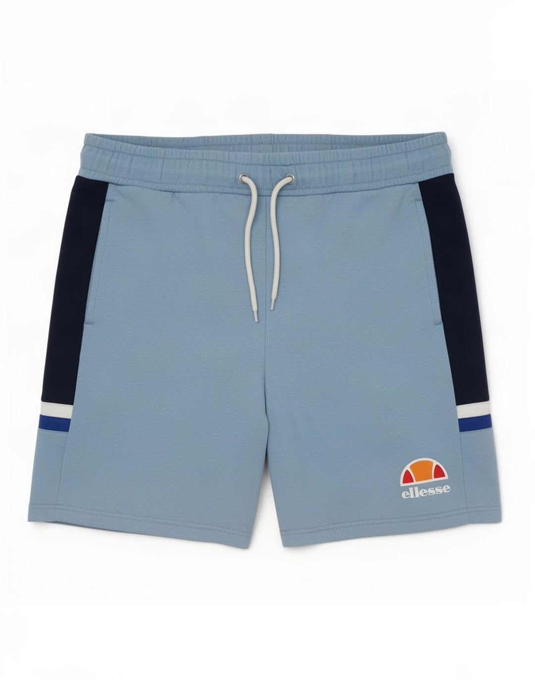 Ellesse Hombre Pantalones cortos deportivos de algodón color block en azul medio