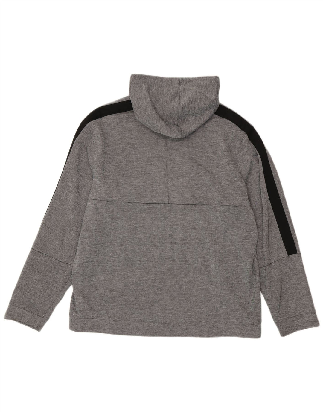 Reebok Sudadera con capucha para hombre Jumper XL Gris Colorblock Poliéster