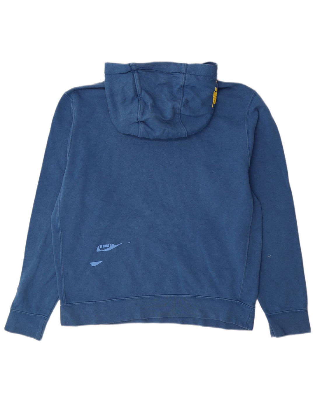 Nike Hombre Sudadera Con Capucha Gráfica Jersey De Algodón Azul Medio