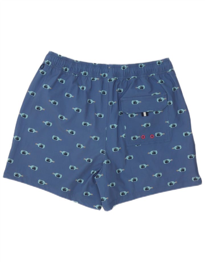 Crew Clothing Shorts de baño gráficos para hombre XL Poliéster azul