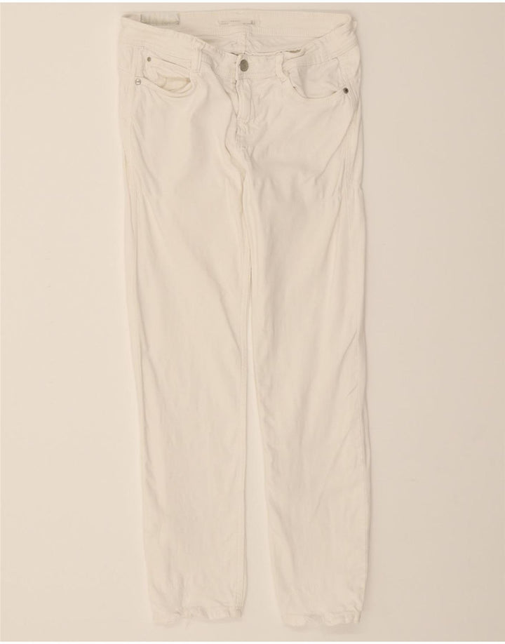 ZARA Womens Straight Jeans W28 L26 White Vintage Zara and Second-Hand Zara from Messina Hembry 