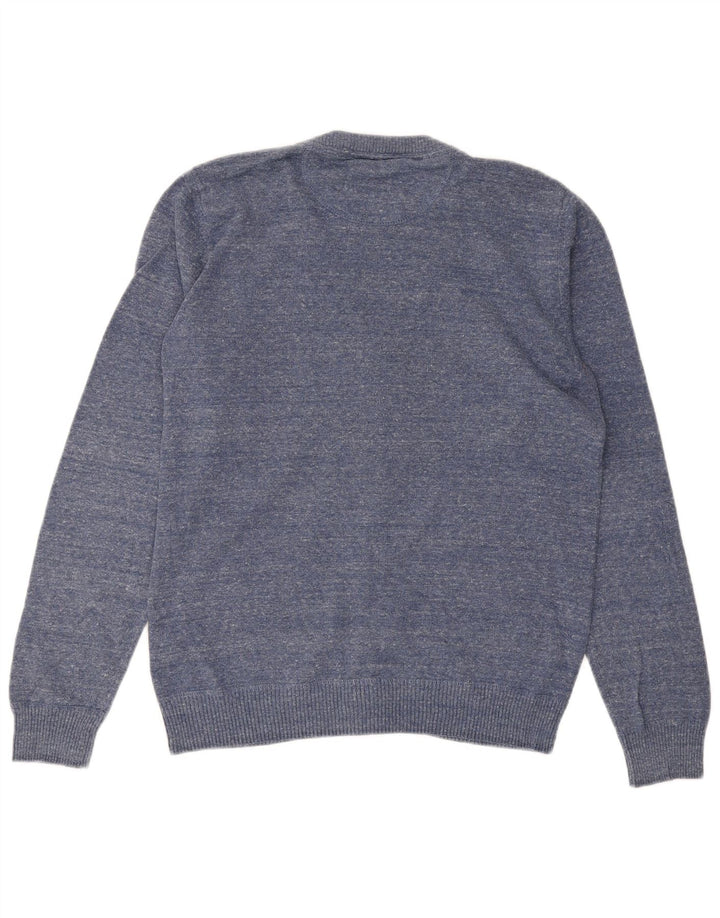 JACK & JONES Jersey Cárdigan Hombre Azul Medio Algodón