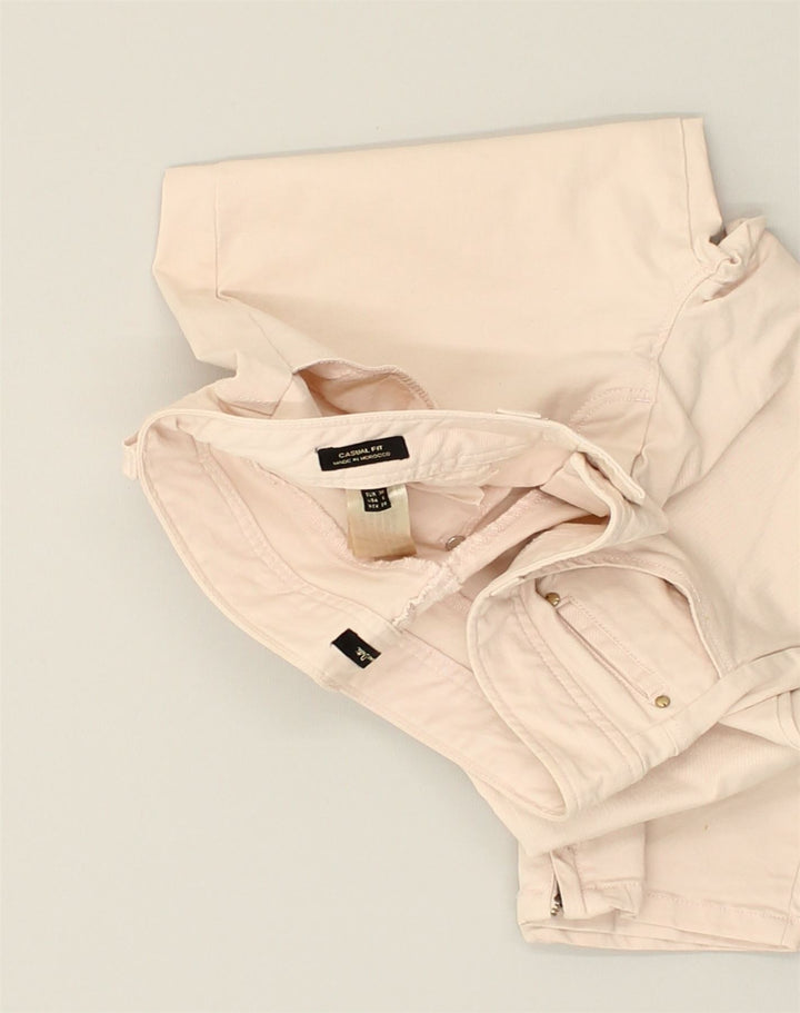 MASSIMO DUTTI Womens Casual Fit Slim Jeans US 6 Medium W30 L27 Pink Cotton | Vintage Massimo Dutti | Thrift | Second-Hand Massimo Dutti | Used Clothing | Messina Hembry 