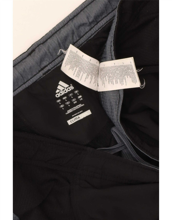 Adidas Climacool - Pantalón de chándal para hombre, tamaño grande, color negro, poliéster