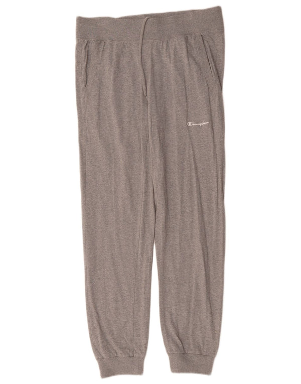 Champion Pantalones de chándal para mujer Joggers UK 44 Algodón moteado gris medio
