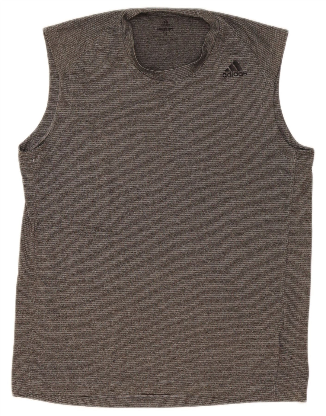 Adidas Hombre Chaleco Top Poliéster Gris Medio