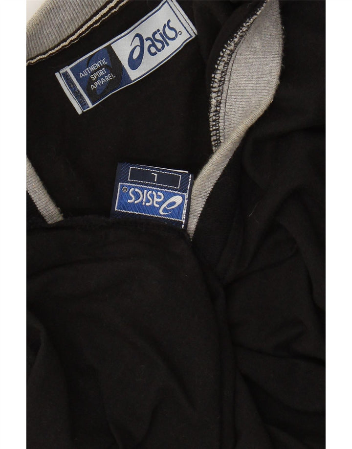 ASICS - Camiseta para hombre, talla grande, algodón negro