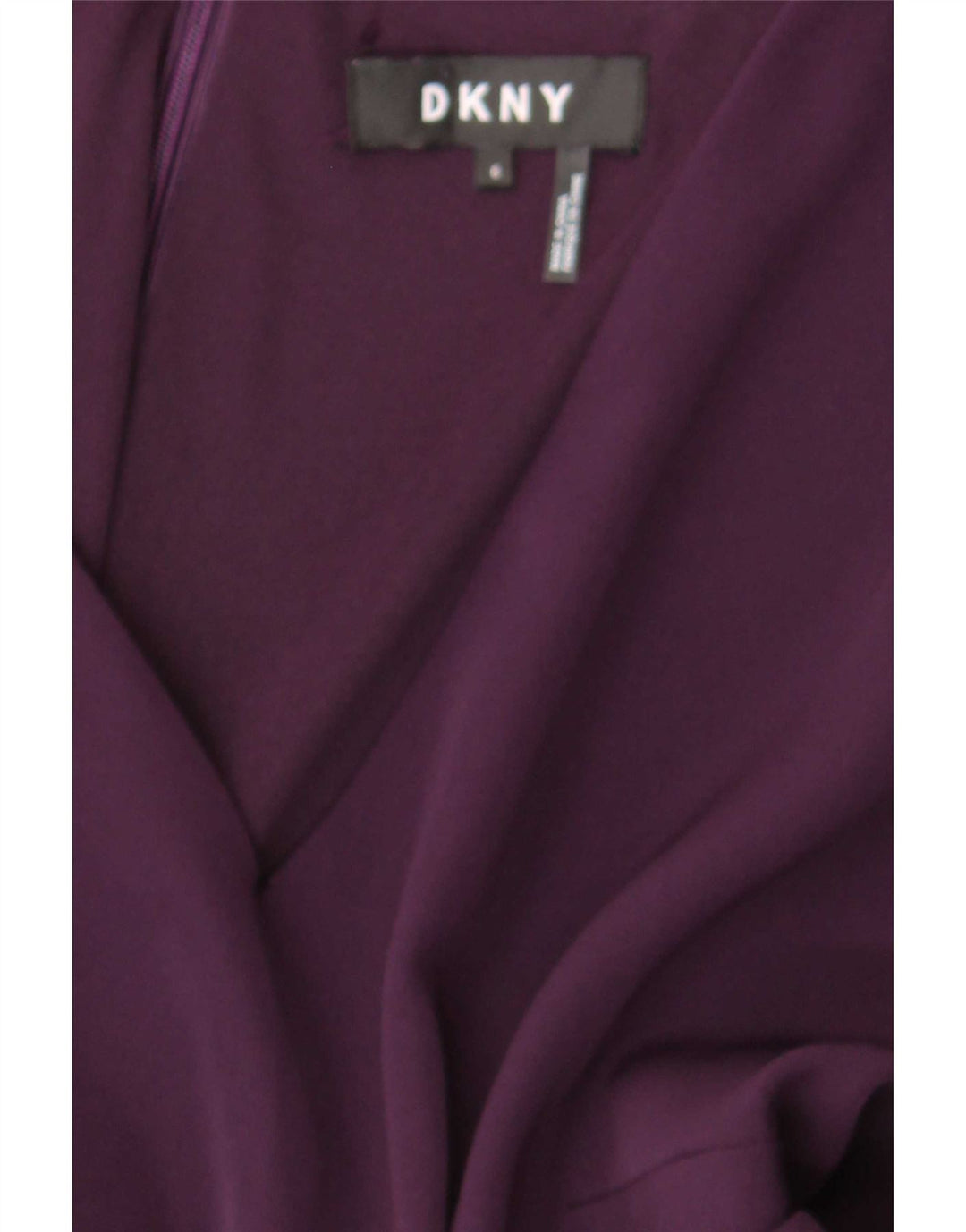 Dkny Vestido de manga 3/4 para mujer US 6 mediano morado