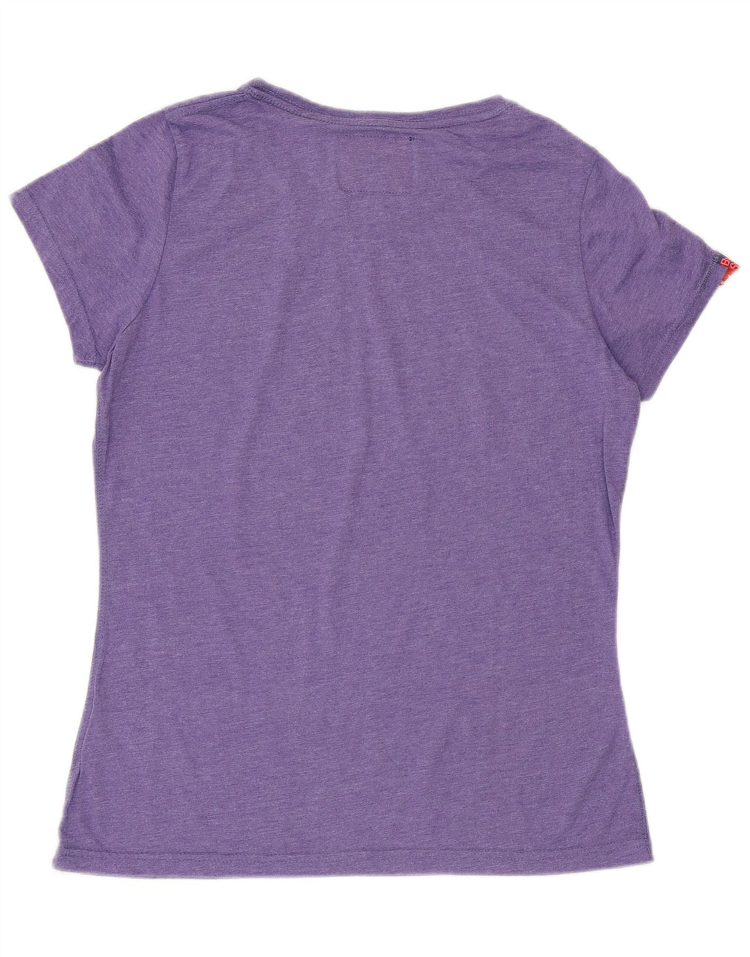 SUPERDRY Camiseta gráfica para mujer Top UK 40 XL Algodón morado