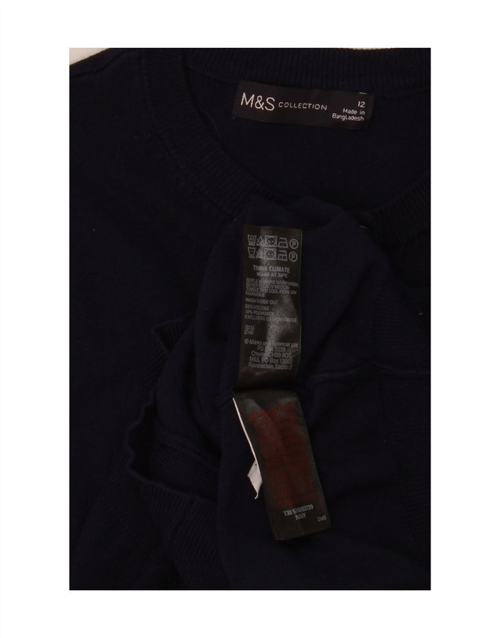 Marks & Spencer - Cárdigan para mujer, talla 40, talla mediana, viscosa, color azul marino