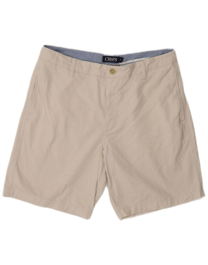 Chaps Pantalones cortos chinos para hombre W34 Algodón beige grande