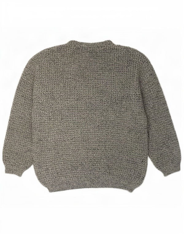 Lee Jersey con Cuello Barco para Hombre XL Gris Moteado