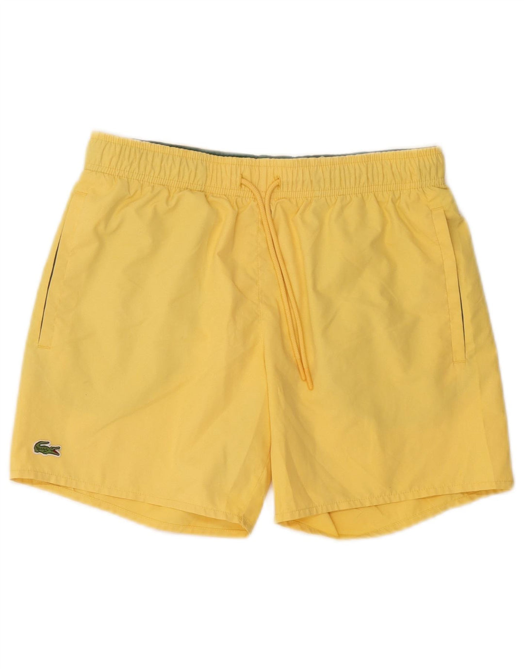 Bañador Lacoste Mujer UK 10 Small Amarillo Poliéster