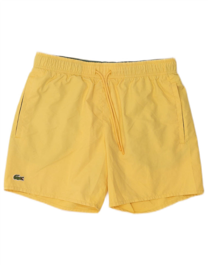 Bañador Lacoste Mujer UK 10 Small Amarillo Poliéster
